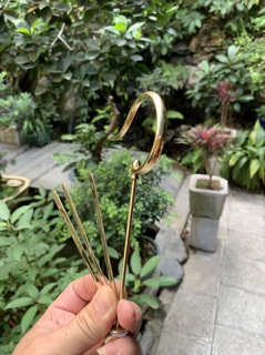 Móc Khuyên Trơn Tầu ( Đồng Vàng )
