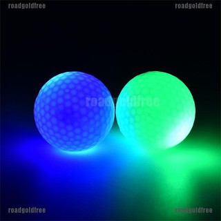 [roadgoldfree]Light-up Color Flashing Glowing LED Electronic Golf Ball For Night Golfing Gift