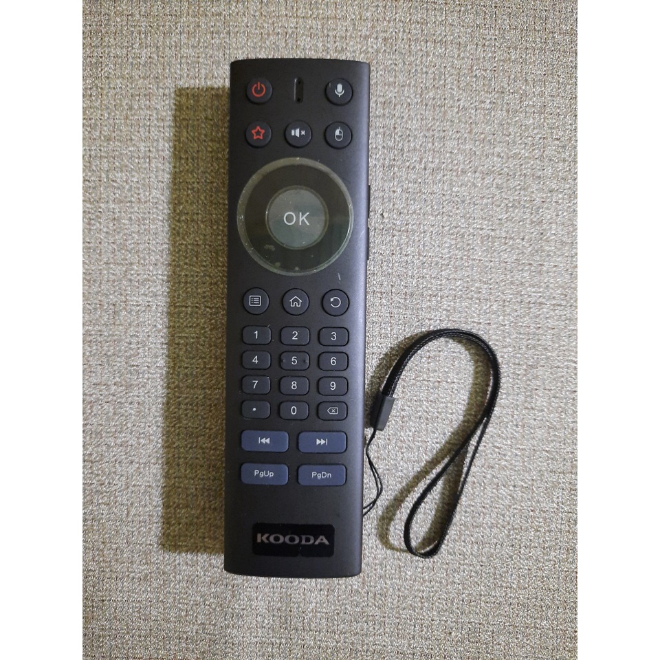 Remote Điều khiển tivi Kooda giọng nói kiêm chuột bay- Hàng chính hãng theo TV mới 100% Tặng kèm Pin + Dây treo