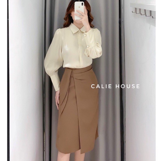 Chân váy bút chì thắt nơ váy công sở kiểu đẹp sang trọng - windy.com