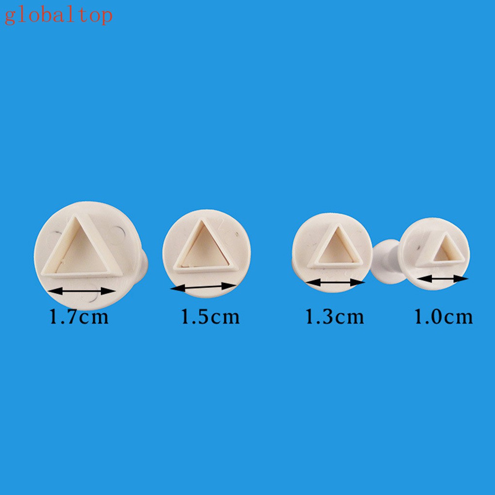 Set 4 Khuôn Cắt Tạo Hình Trang Trí Bánh Tiện Lợi