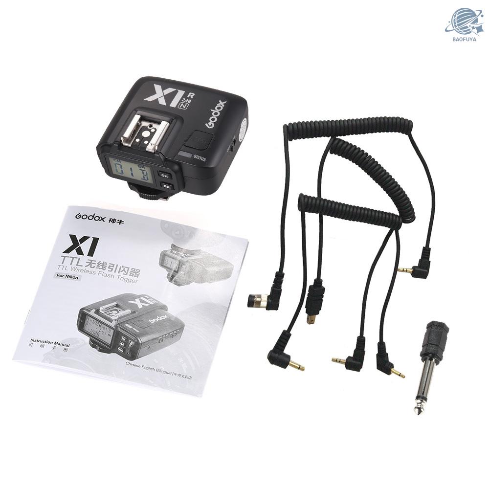 Bộ Thu Phát Tín Hiệu Không Dây Godox X1R-N TTL 2.4G Cho Máy Ảnh DSLR X1N