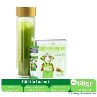 Bột cỏ lúa mì hữu cơ Dalahouse 60gr/120gr