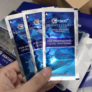 MIẾNG DÁN TRẮNG RĂNG CREST PROFESSIONAL & 1 HOUR MỸ