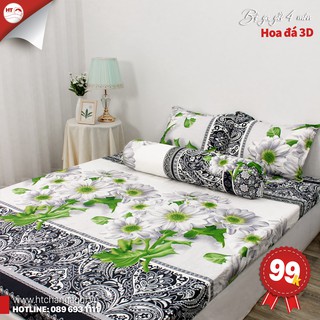Bộ Ga Gối 4 Món Giá Siêu Hời Siêu RẻTại  kích thước khác nhắn tin shop Tại CHĂN GA GỐI H&T