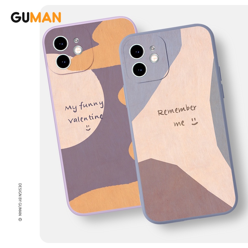 Ốp lưng GUMAN mềm hình chống bẩn dễ thương đẹp cho iPhone 14 13 12 11 Pro Max SE 2020 X XR XS 8 7 ip 6S 6 Plus kute XYB727