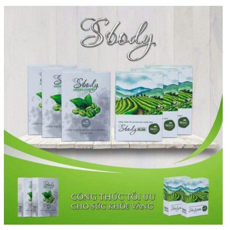 Giảm cân sbody Green coffee chính hãng 100%