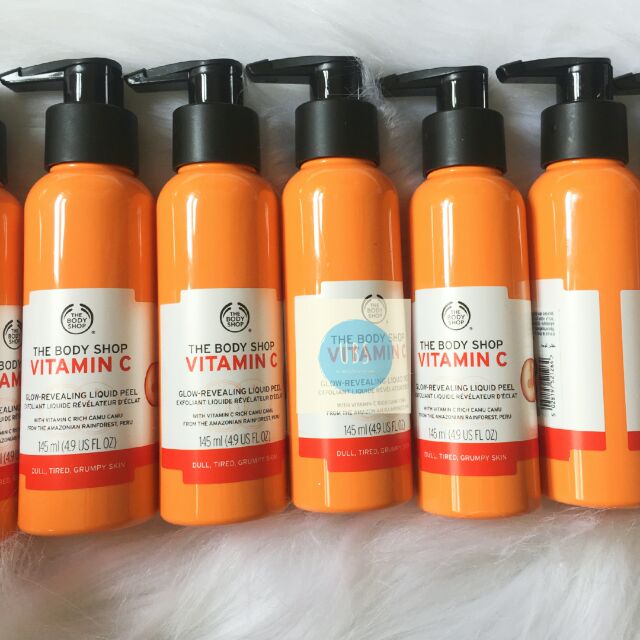 Tẩy Tế Bào Chết Mặt Vitamin C The Body Shop Glow Revealing Liquid Peel