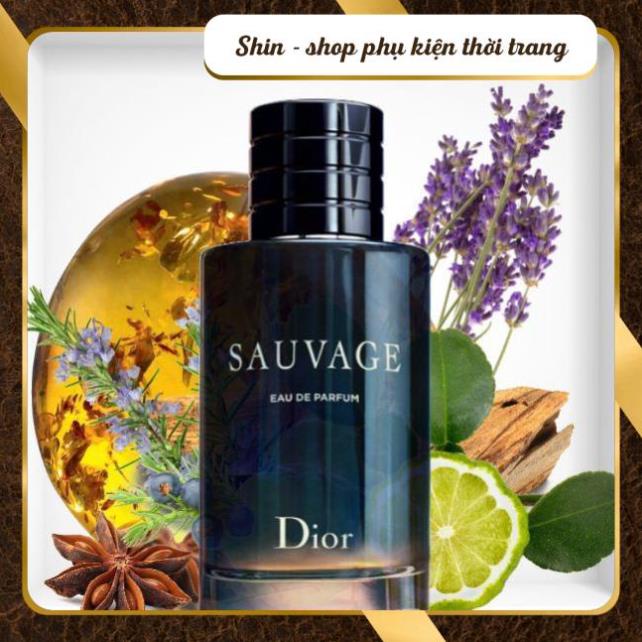 Nước hoa nam dầu thơm nam tính mạnh mẽ cuốn hút Sauvage EDT 100ml full box mã NH03