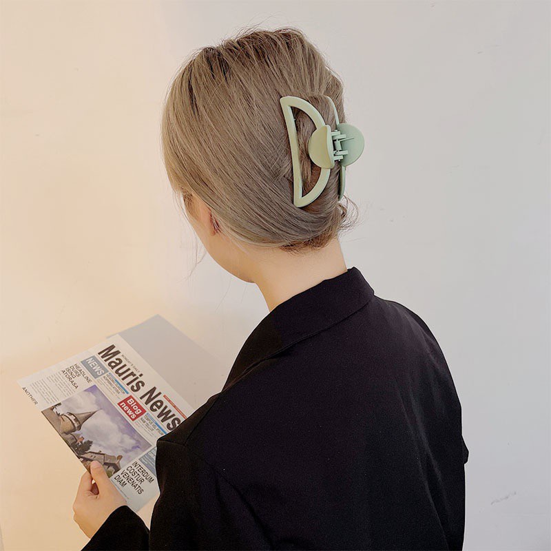 South Korea's new color crocodile clip fashion girl hairpin