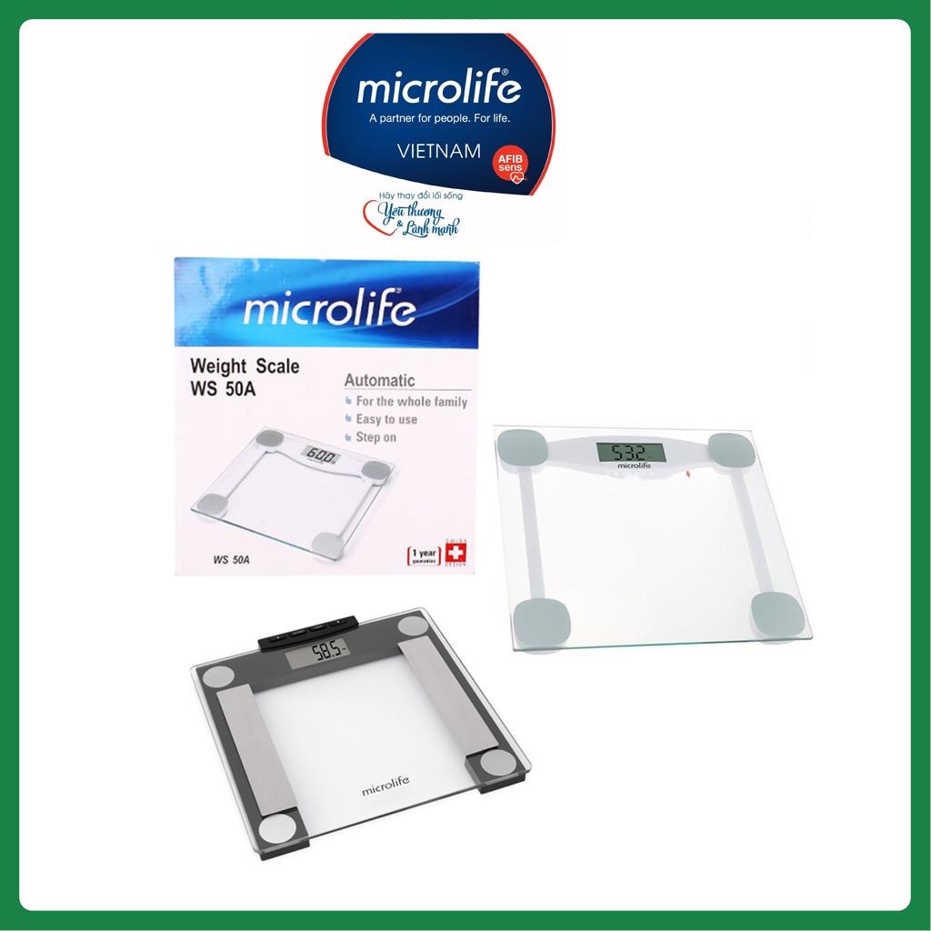 CÂN SỨC KHỎE ĐIỆN TỬ MICROLIFE WS-50A - Hàng Chính Hãng Thụy Sĩ , Bảo Hành 12 tháng