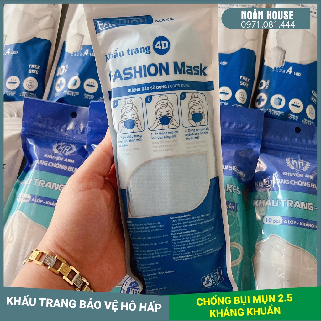 (Gói 10 Chiếc)Khẩu trang y tế Hàn Quốc KF94