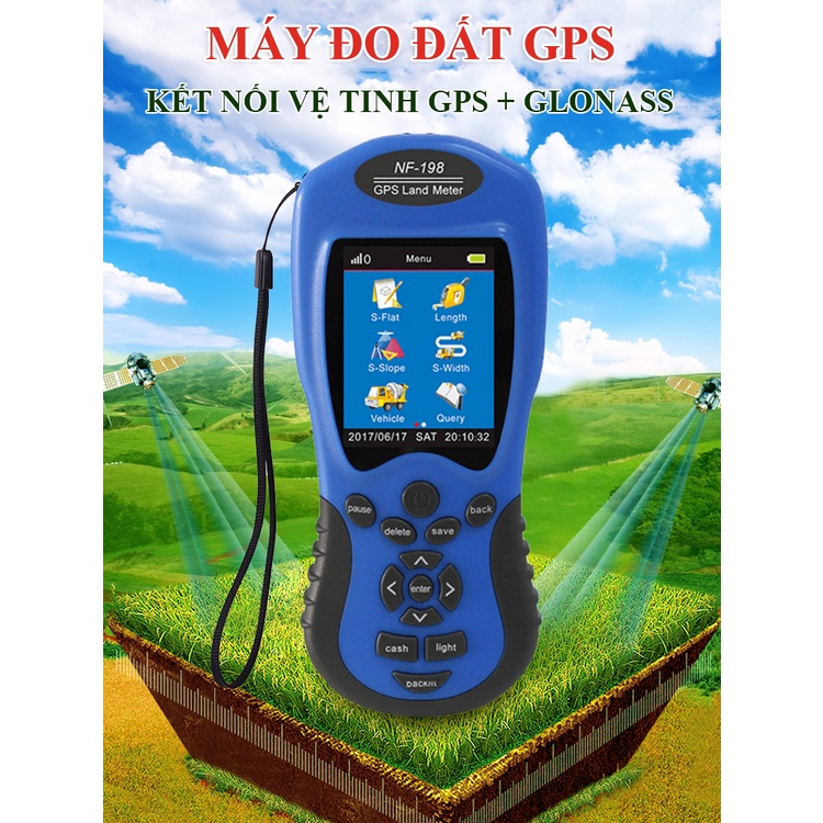 Máy đo diện tích Đất Đồi Đo Rừng Đo ruộng Máy GPS