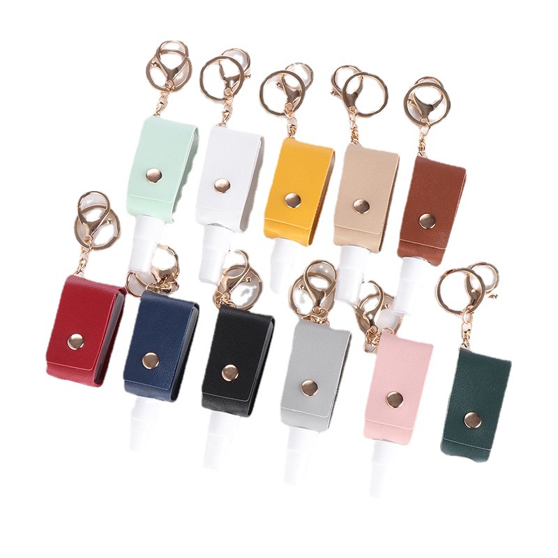 phun sương bình xịt mỹ phẩm Bình xịt du lịch Bình xịt 30ml Chai xịt rỗng Chìa khóa Vòng móc khóa Dung dịch vệ sinh tay Chai xịt Bình đựng cồn Ý tưởng mới lạ