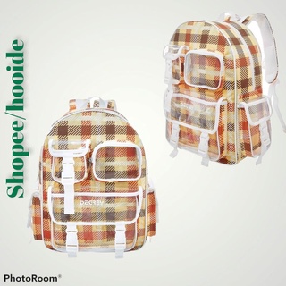 Balo Degrey Caro Nâu - BDC Backpack chuẩn 1-1 thời trang nam nữ họa tiết