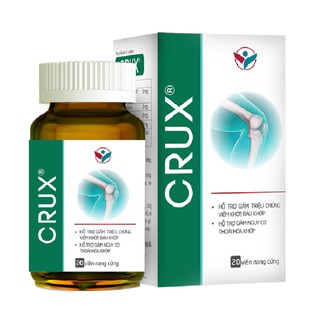 Viên Uống Giảm Đau Khớp, Chống Thoái Hóa Khớp, Tăng Cường Vận Động CRUX (Hộp 20 Viên)