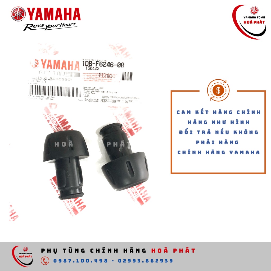 Đầu tay lái, tay cầm, gù bao tay Exciter 150, Mxking, Sirius Fi chính hãng Yamaha 100%