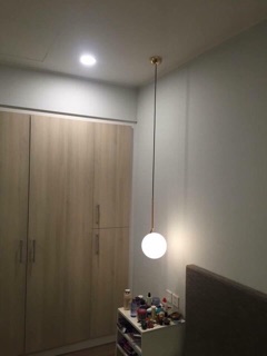 Đèn thả bàn ăn hình cầu