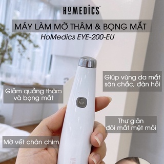 Máy massage làm mờ quầng thâm và bọng mắt Homedics Eye Revive Lux EYE-200-EU nhập khẩu Mỹ