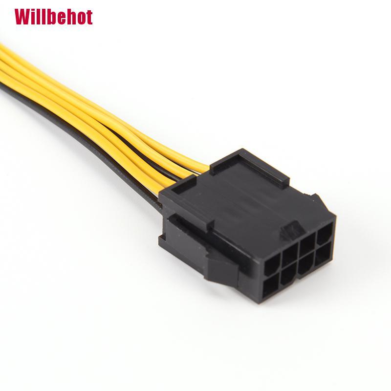 [Willbehot] Pci-E 8Pin Male To 8Pin Female Pci Express Power Extension Cable Fr Video Card [Hot]