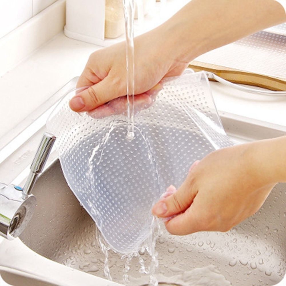 Bộ 4 Nắp Silicone Đậy Tô Chén Bảo Quản Thực Phẩm Đa Năng Có Thể Tái Sử Dụng