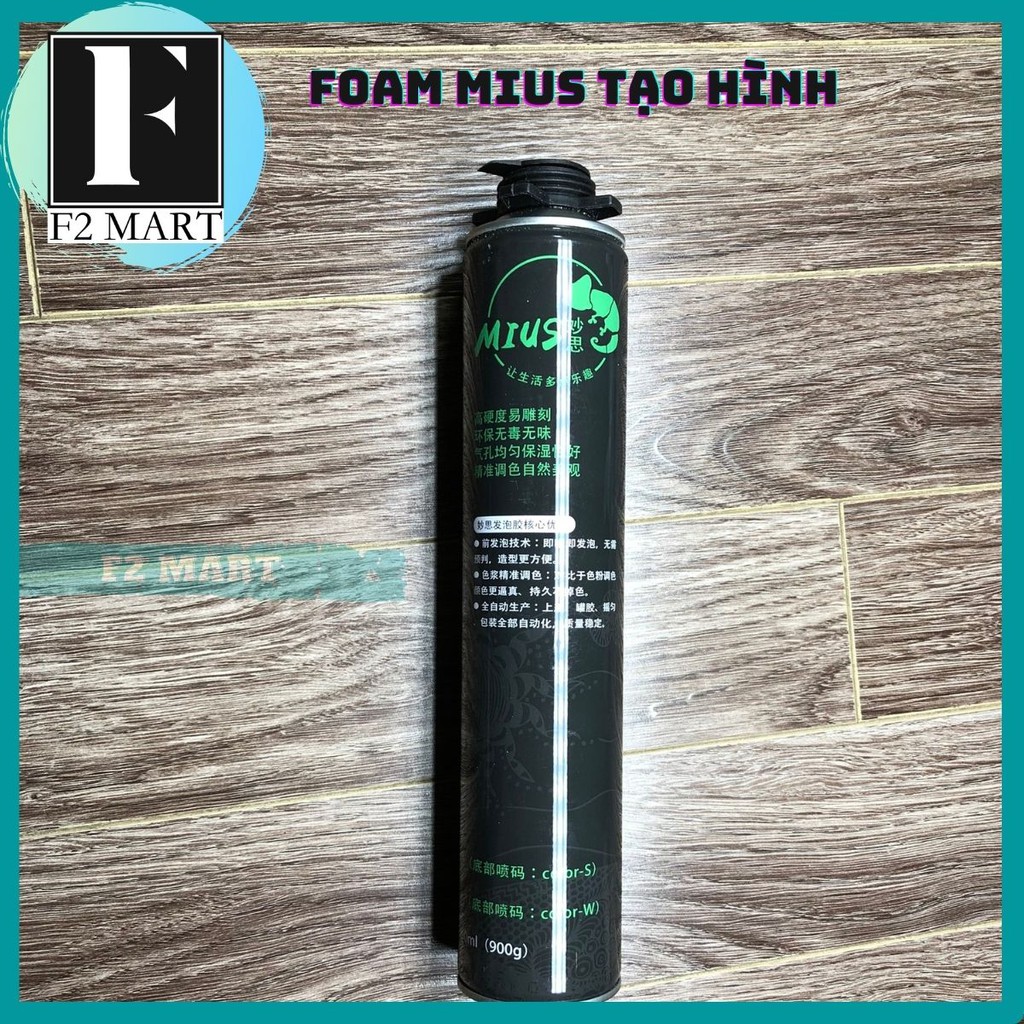 Foam Tạo Hình Làm Hồ Bán Cạn Mius + Vòi xịt tạo hình