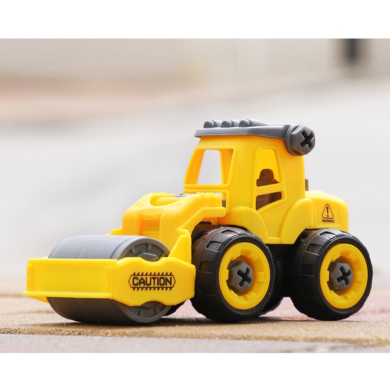 Bộ Đồ Chơi Lắp Ráp Máy Xúc Trượt Tháo Rời Được