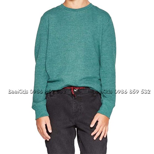 Combo 2 áo thun tổ ong dài tay trơn dành cho cả nam và nữ size từ 2 đến 16 tuổi (giao màu ngẫu nhiên)
