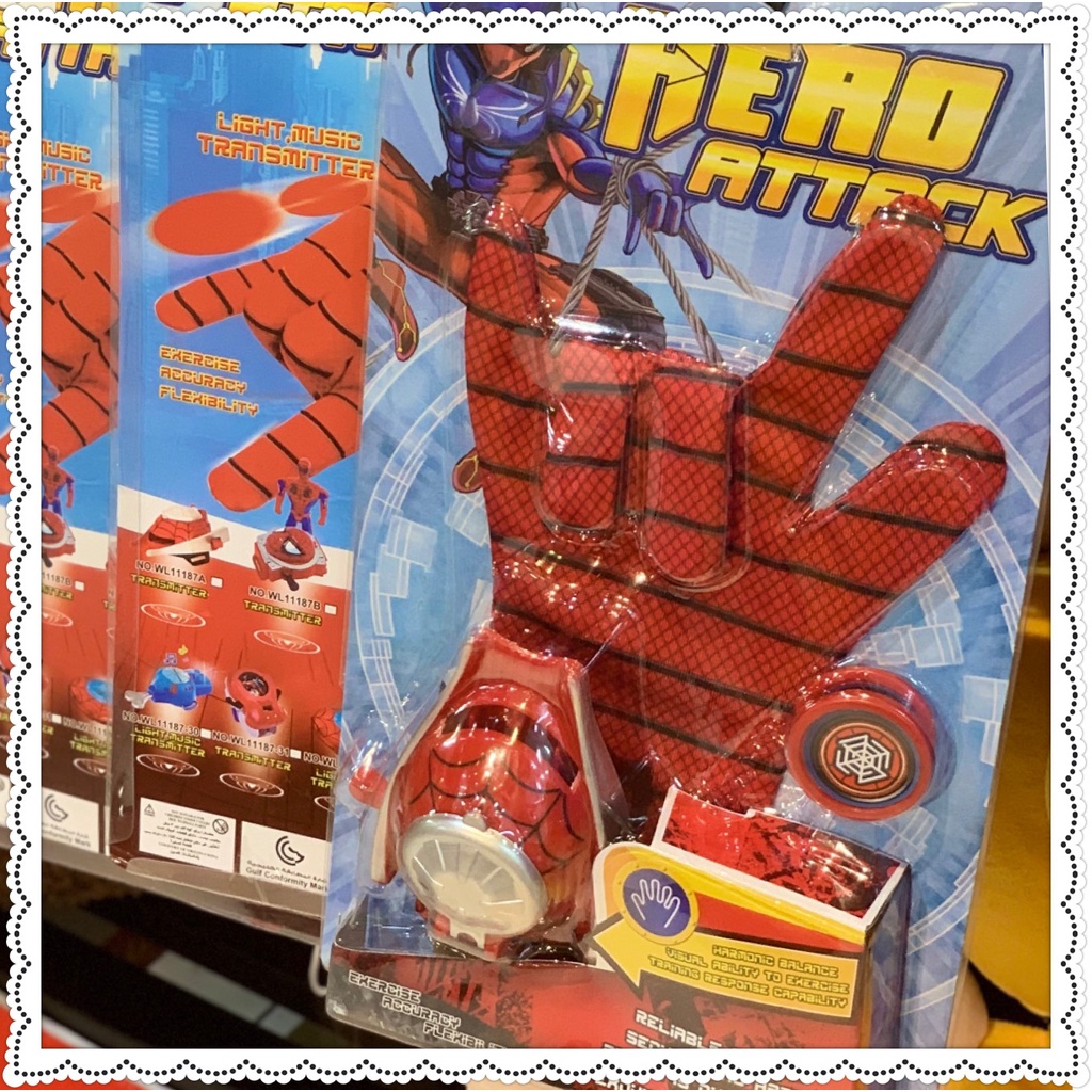 Đồ Chơi Găng Tay Và Phụ Kiện Siêu Nhân Người Nhện Spider Man WL11187A WL11187B Chọn Ngẫu Nhiên