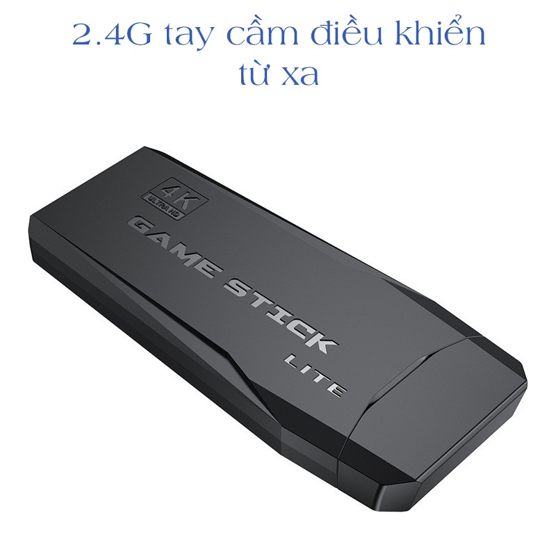 Bộ máy chơi game cổ điển 2 tay cầm AV/HDMI, kết nối dễ dàng, nhỏ gọn phù hợp với mọi điều kiện, 3500/10000 games - K1244