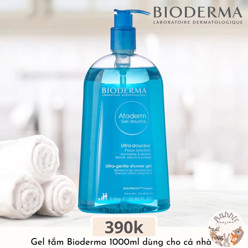 Sữa Tắm Bioderma cho cả nhà 1 LÍT