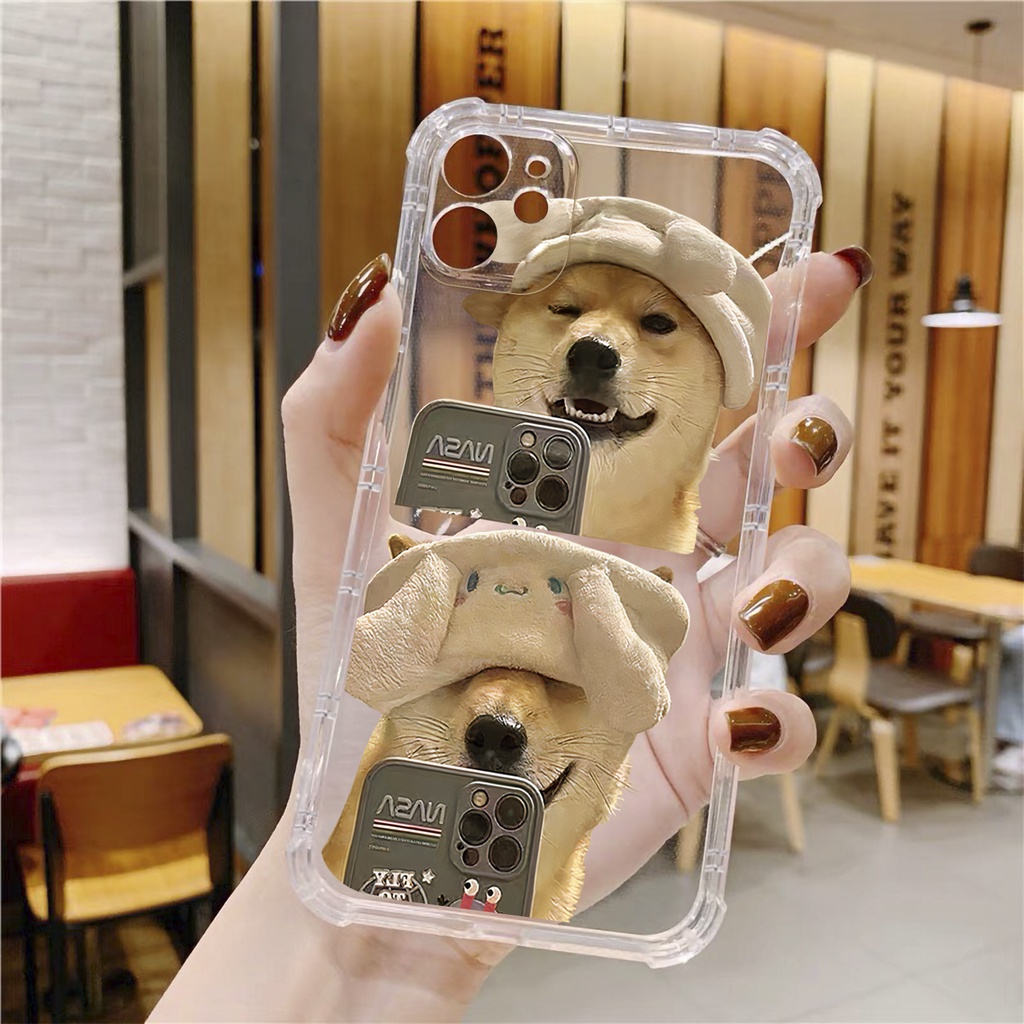 Ốp lưng iphone đôi cậu vàng selfie trong suốt case 15 pro max 15plus 14 13 12 promax 11 mini 6 6s 7 8 plus x xr xs Se