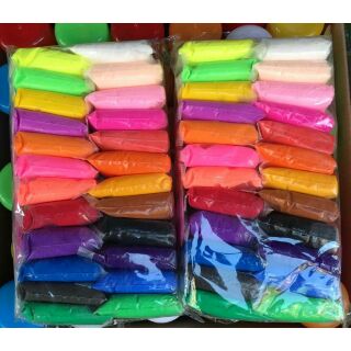Soft Clay 24 màu Nguyên liệu làm Slime, đất nặn siêu nhẹ