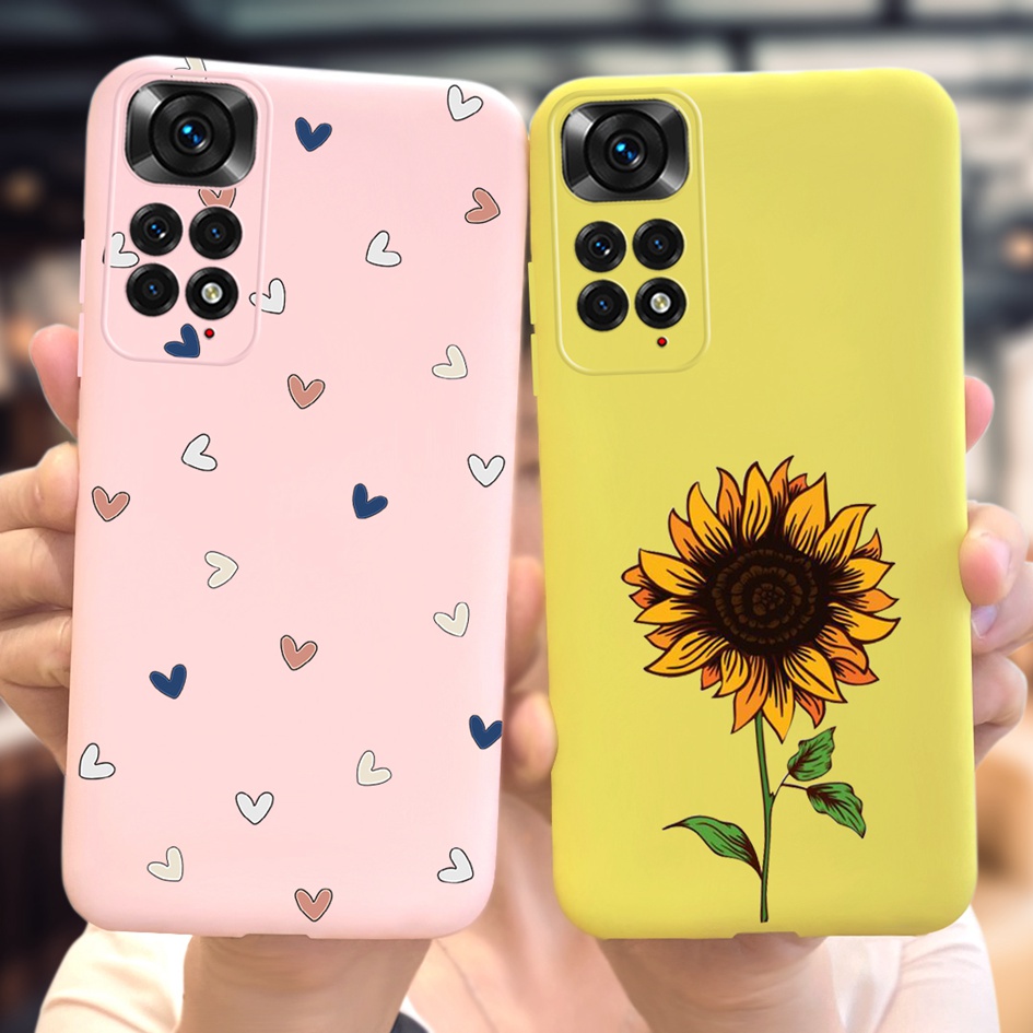 Ốp Điện Thoại TPU Dẻo In Họa Tiết Hoa Thời Trang Cho Xiaomi Redmi Note 11 2022 Xiaomi Redmi Note 11 Note 11s