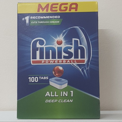 Viên rửa chén bát Finish All In One 100 viên (Nk Đức )