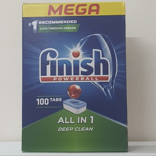 Viên rửa chén bát Finish All In One 100 viên