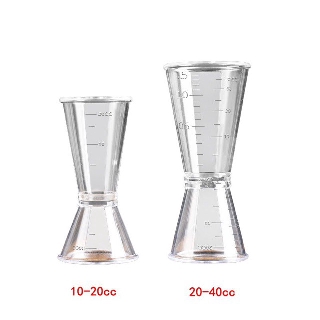 Cốc đong nhựa jigger 2 đầu định lượng pha chế 20-40cc