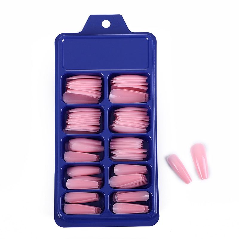 Set 100 Móng Tay Giả Lấp Lánh Có Thể Tháo Rời Tiện Dụng