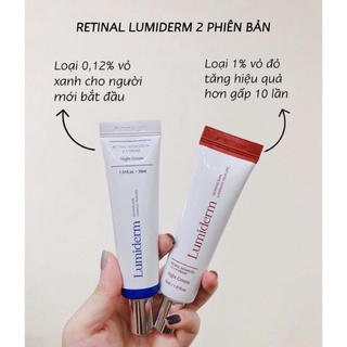 Kem dưỡng ngừa mụn chống lão hoá nám tàn nhang Retinal Lumiderm advaned A 0,12 1.0 %