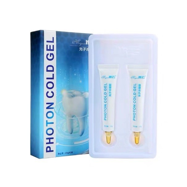 Bộ sản phẩm Máy tẩy làm trắng răng bằng ánh sáng xanh PHOTON COLD GEL