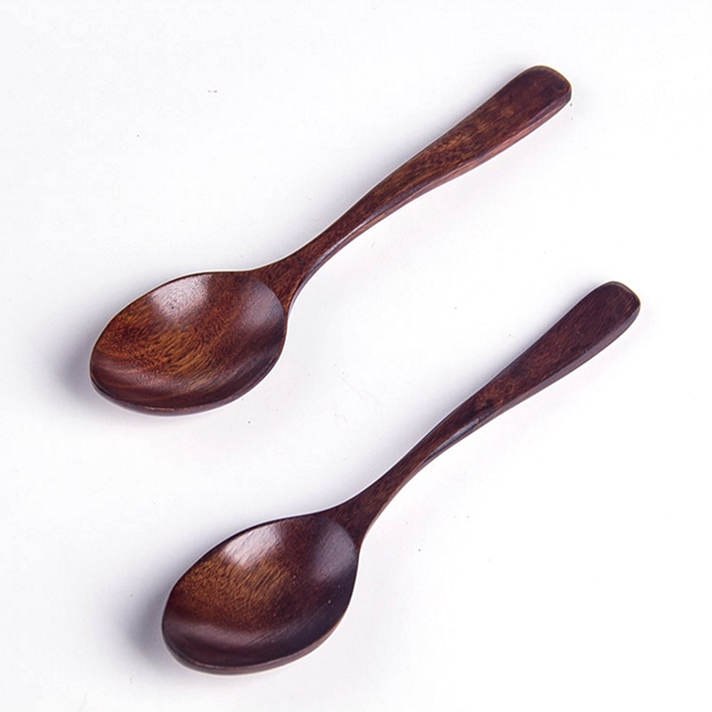 Muỗng Gỗ Ăn Cơm / Trà Súp Phong Cách Nhật Bản Cho Bé