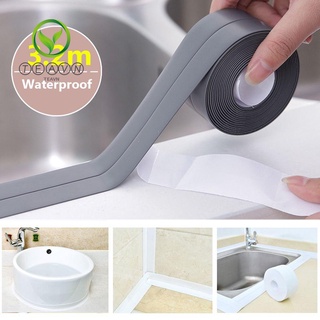 Cuộn băng keo pvc chống thấm nước 3.2m dán viền bồn rửa chén/ cho nhà bếp nhà tắm