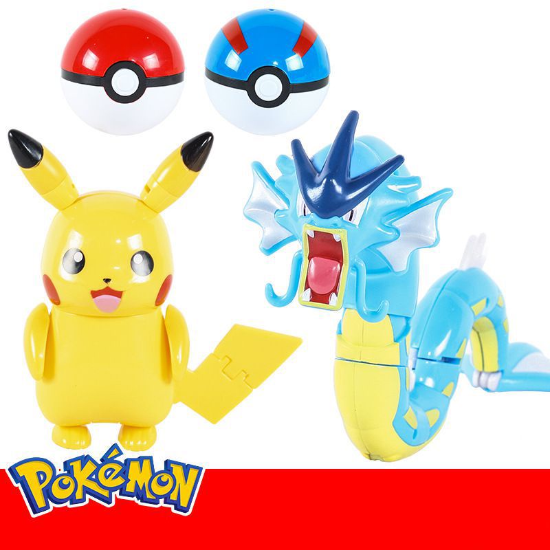 Mới Đồ Chơi Quả Bóng Pokemon Biến Hình Thú Vị Cho Bé