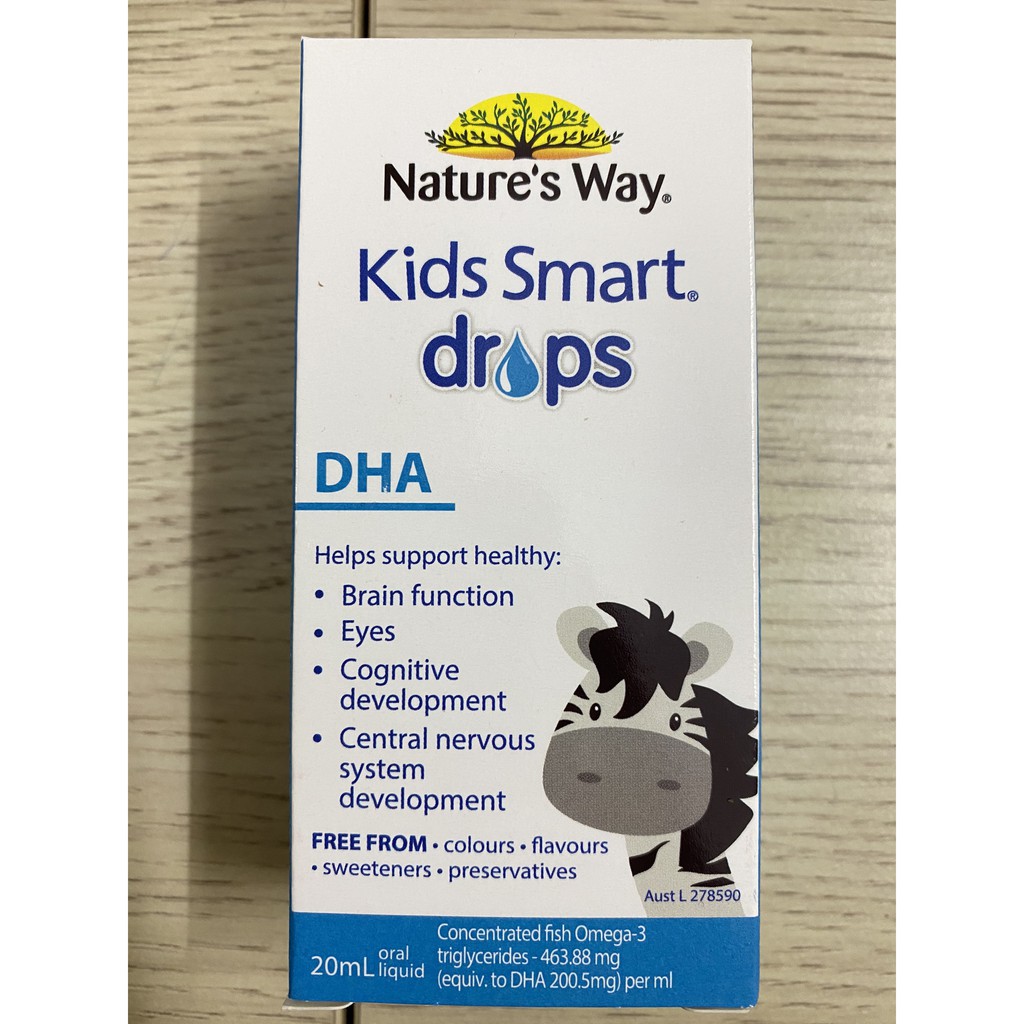 Nature’s Way Kids Smart Drops DHA - Tăng Cường Phát Triển Não Bộ ( Chai 20ml )