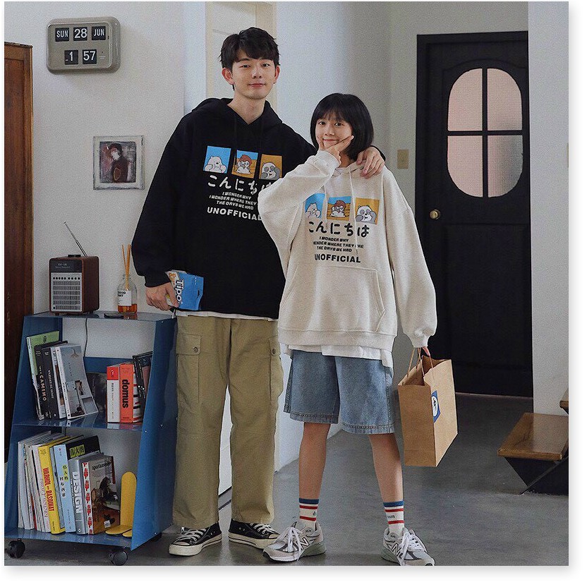 MN ÁO KHOÁC HOODIES NAM NỮ,CHẤT LIỆU VÃI NĨ THOÁNG MÁT,THIẾT KẾ HỌA TIẾT SIÊU XINH THỜI TRANG LANO STORE 99 | BigBuy360 - bigbuy360.vn