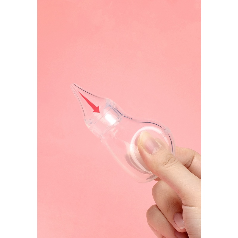Ống hút dịch mũi silicone Haakaa, Giúp bé thông thoáng mũi, hết ngẹt mũi