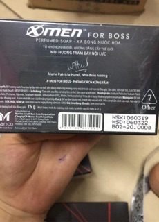 Xà bông tắm Xmen