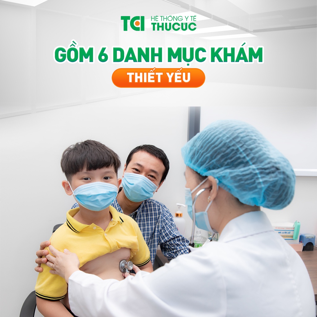 Hà Nội [E-voucher] Gói khám lâm sàng cho bé trai từ 7 đến 15 tuổi tại Hệ thống Y Tế Thu Cúc - TCI Hospital