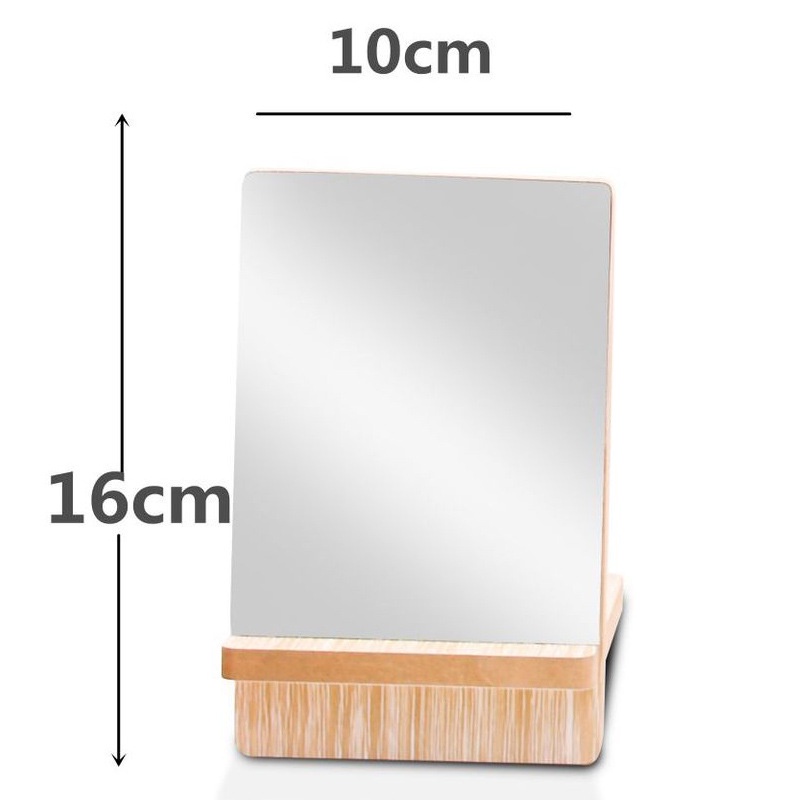 Gương để bàn trang điểm đế gỗ