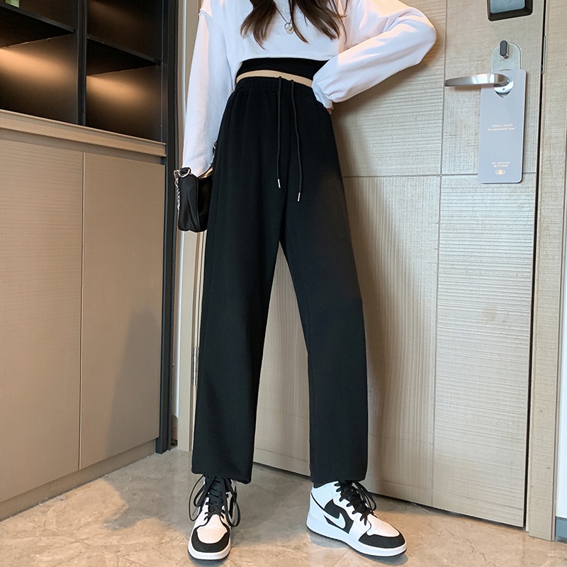 NRVP Quần Thể Thao Ống Rộng Phong Cách Thời Trang Hàn Quốc Dành Cho Nam Và Nữ